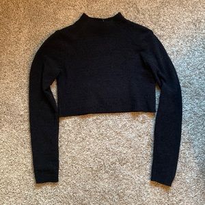 2/$10 Wild Fable Cropped Black Sweater